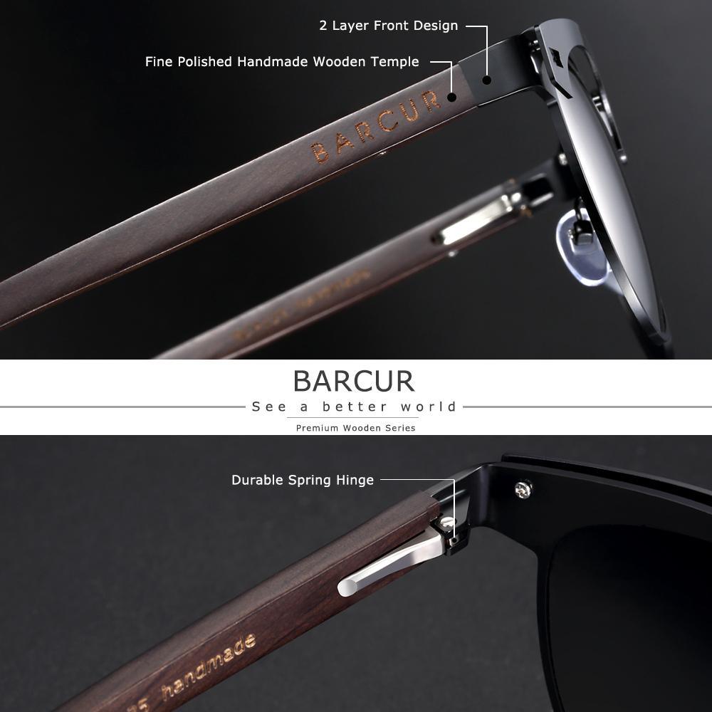 Retro Cat Eye Wood Polarized Elegant Best Seller Sunglasses  Stainless Steel Frame Wood Unisex Sunglasses for Men and  Women Oculos lunette de soleil femme - SJB-DIAMOND ELITES