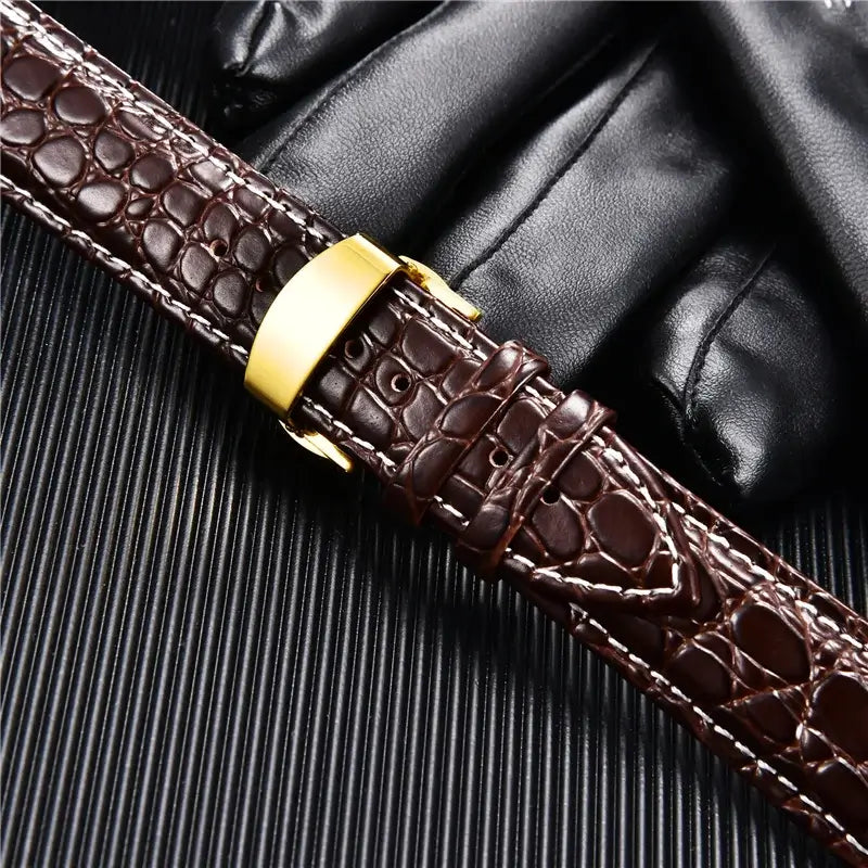 Ticwatch Crocodile Pattern Leather Band - Rugged and Durable - SJB-DIAMOND ELITES