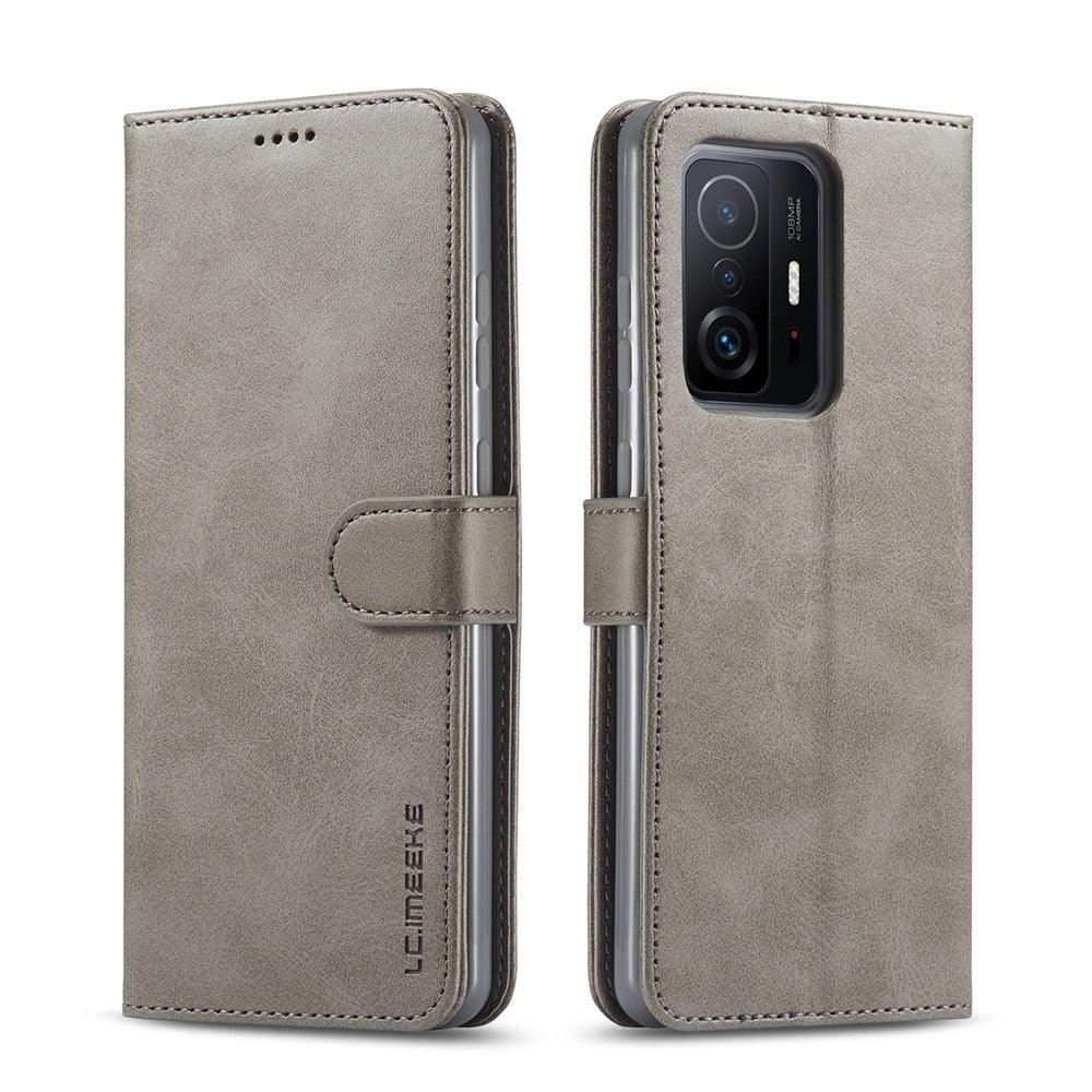 Magnetic PU Leather Wallet-Style Phone Case Fashion Flip Case with Card Slot Leather Case for Xiaomi 12T 11T Poco X4 GT X3 M3 M4 Pro NFC F4 F3 Flip Cover Mi 11 Lite 10T Redmi 9C Note 11S 10S 9S 9T 9A 8T 7 Stevvex