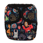 Baby Girl Pink One Size Cloth Diaper Cover Comfortable Nappy With Double Gusset Cartoon Designs Baby Boys Diapers Stevvex