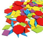 155pcs Wooden Puzzle Board Set Colorful Baby  Educational Toys for Children Learning Developing Toy For Kids Puzzle - SJB-DIAMOND ELITES