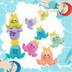 Kids Ocean Life Octopus Stacking Cups Bath Toy Children Play Educational Cute Cartoon Bathroom Toys