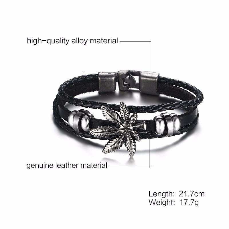 Handmade Sailor Anchor Ship Bracelet In Vintage Retro Rudder Charm Bracelet for Men Made from leather and Stainless Steel for Man - SJB-DIAMOND ELITES