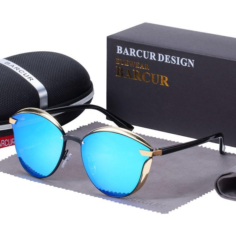 Luxury New Fashion Polarized Women Round Rimeless Popular Retro Classic Sunglasses Ladies lunette de soleil femme - SJB-DIAMOND ELITES