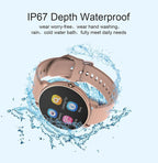 New Fashion Fitness Smart Sports Waterproof Watch For iOS/Android Sistems Smartwatch For Men and Women With Heart Rate Blood Pressure Tracker Modern Design - SJB-DIAMOND ELITES