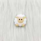 5pcs Animals Cartoon Silicone  Teething  Sheep   For Children Newborn Baby Teether For Teeth