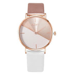 Women's Watch Leather Rose Gold Dress Female Clock Luxury Brand Design Women Watches Simple Fashion Ladies Watch For Women and Girls