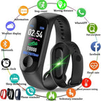 Smart Fitness Waterproof Sports  Watches  For IOS and Android Sistems  Smartwatch With Heart Rate Monitor and Blood Pressure With Several Functions For Men Women and Kids - SJB-DIAMOND ELITES
