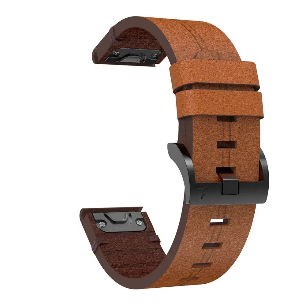 Garmin Soft Leather Band - QuickFit Stylish Upgrade - SJB-DIAMOND ELITES