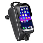 Black Waterproof Bicycle Phone Holder Bag Accessories Mobile Phone Stand Case For Bike