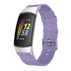 Fitbit Charge 5 6 Nylon Band - Durable Comfortable Strap - SJB-DIAMOND ELITES