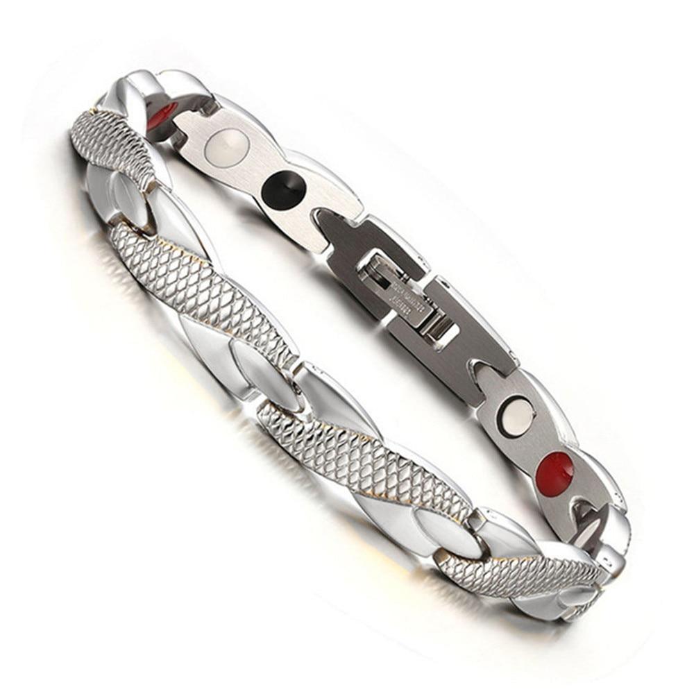 Elegant Modern Twisted New Luxury Amazing Healthy Magnetic Fashion Bracelet For Women and Man - SJB-DIAMOND ELITES