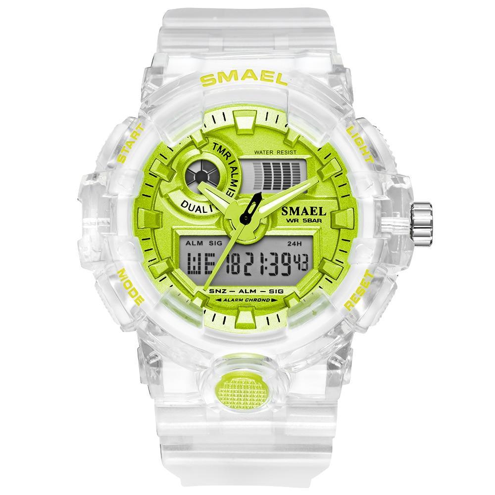 Sport Digital Watch for Men and Woman With Luminous Dual Time Waterproof 5 Bar Modern Men's Military Wristwatch WIth Night Mode - SJB-DIAMOND ELITES