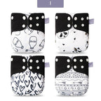 Eco-friendly Diaper Adjustable Reusable Coffee Fiber Diaper Pocket Fit Baby Nappies Pants Waterproof Nappies for Baby and Kids In Modern Design