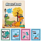 1pcs Magical Book Water Drawing Coloring Cartoons Books Doodle Pen Painting Drawing Board For Kids Toys Birthday Gift - SJB-DIAMOND ELITES