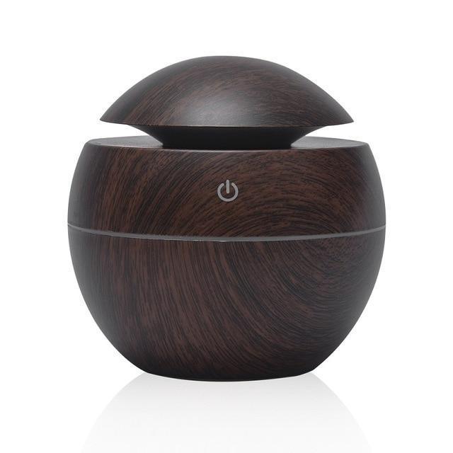 Mini USB Aroma Essential Oil Diffuser Ultrasonic Air Humidifier Mist Maker Aroma  7 Color LED Light Home Office Stevvex