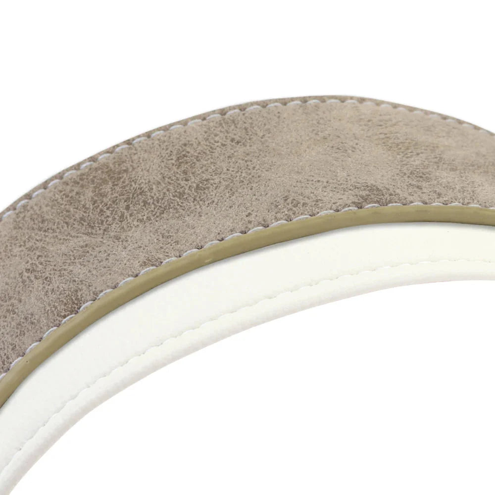 The Wide Luxe Collar - Padded Leather for Large Dogs Fashioned Furbabies