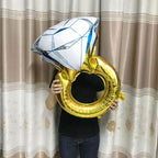 Big Helium Balloon In Several Luxury Design Champagne Goblet Balloons For Wedding Birthday Party Decorations Adult Kids Ballons - SJB-DIAMOND ELITES