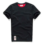 Classic Cotton Men's Solid O-Neck Tee THRIXINE