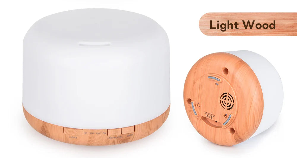 Air Humidifier Essential Oil Diffuser 300ML 500ML 1000ML With Lights Remote Control Ultrasound Electric Aromatherapy Diffuser Lootquake LLC