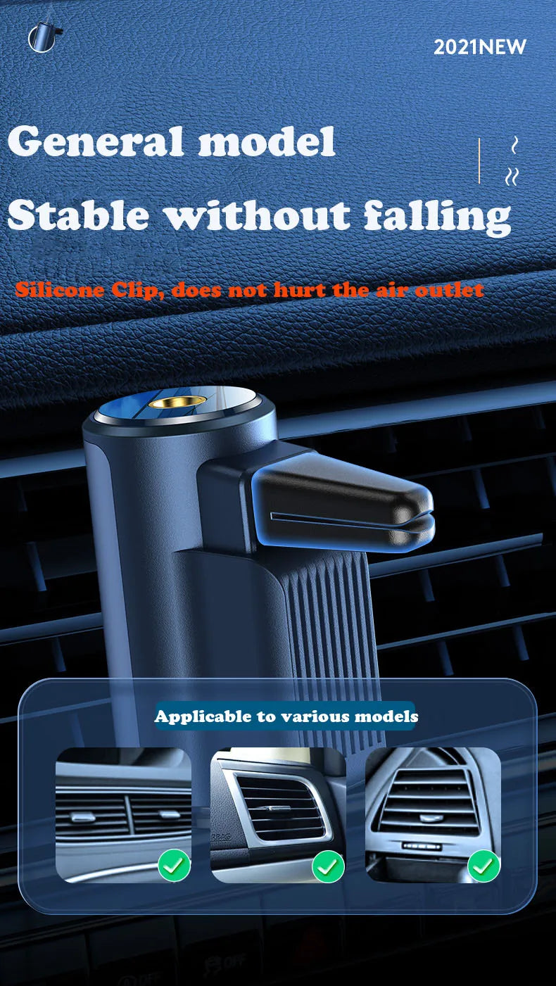 Electric Auto Air Diffuser Aroma Car Air Vent Humidifier Mist Wood Grain Essential Oil Aromatherapy Freshener Perfume Fragrance Lootquake LLC
