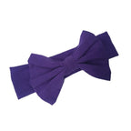 Headband Knitted Cotton Children Girls Elastic Bow Hair Bands Turban for girl Headbands
