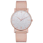 Cusual Ladies Watch Romantic Starry Sky Dial Women's Quartz Fashion Wristwatch  For Women and Girls