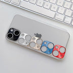CD Texture Metal Camera Lens Frame For Iphone 14 Plus 13 Pro Max 12 Pro Max 11 Pro Max 12 Pro Camera Lens Screen Protector Camera Lens Protector Ring Cover Anti-Fall Not easy to fall 360 Degree Protection Stevvex