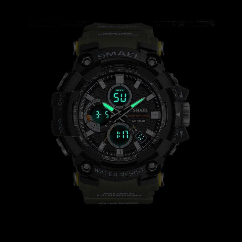 Men's  Sports Watches Top Brand Luxury Military Quartz Watch Men Waterproof 50M Shock  Digital Whats Relogio Masculino - SJB-DIAMOND ELITES