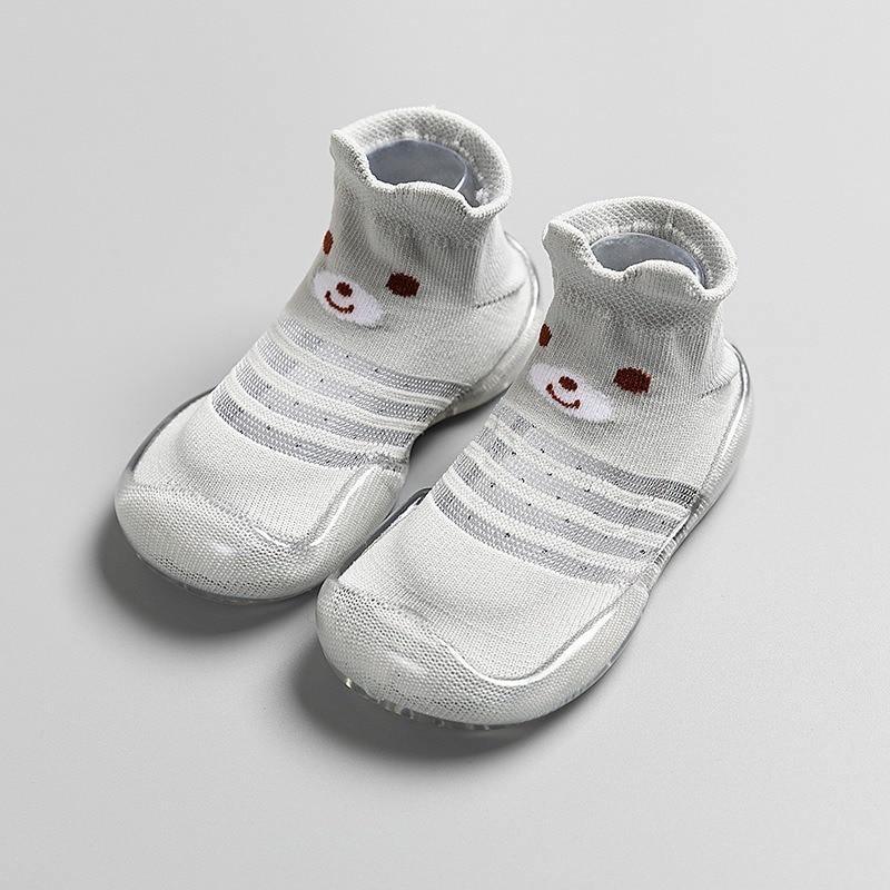 Children Anti-slip Shoes Newborn Baby Girl Cotton Non-slip Floor Socks Baby Boy Rubber Cartoon Indoor Socks Infant Shoes