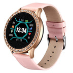 Luxury Ladies Smart Watch For Women With  Blood Pressure Heart Rate Monitor Fitness tracker And Sport Smart Band Alarm Clock Reminder Smartwatch - SJB-DIAMOND ELITES