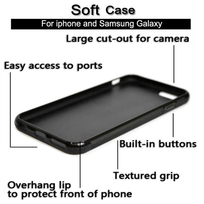 Blue Boat Anchor Printing Drawing Protection Phone Case For Iphone 14 Se 6 7 8 Plus Xr Xs 11 12 13 Pro Max Galaxy S21 22 Silicone Case Toy Story Protective Cover For Iphone Stevvex