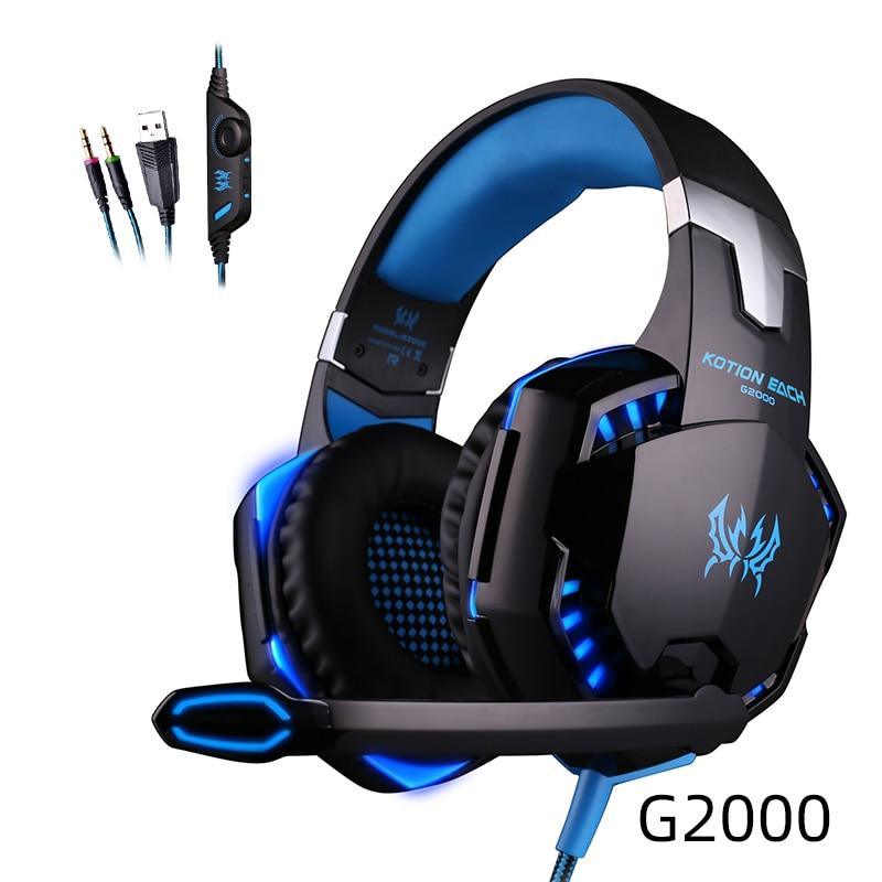 Modern Luxury Gaming STEVVEX Headset over-ear Game Earphones Wired gaming headset microphone Deep bass stereo headphones for PC and GAming - SJB-DIAMOND ELITES