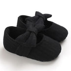 Baby Girls First Walkers Bow Knot Solid Soft Shoe Footwear For Baby Girl Breathable Shoes