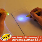 Draw With Light-Fun And Developing Drawing&write Flip Board Kids Educational Toy Magic Drawing Lighting In Dark Gift For Child - SJB-DIAMOND ELITES