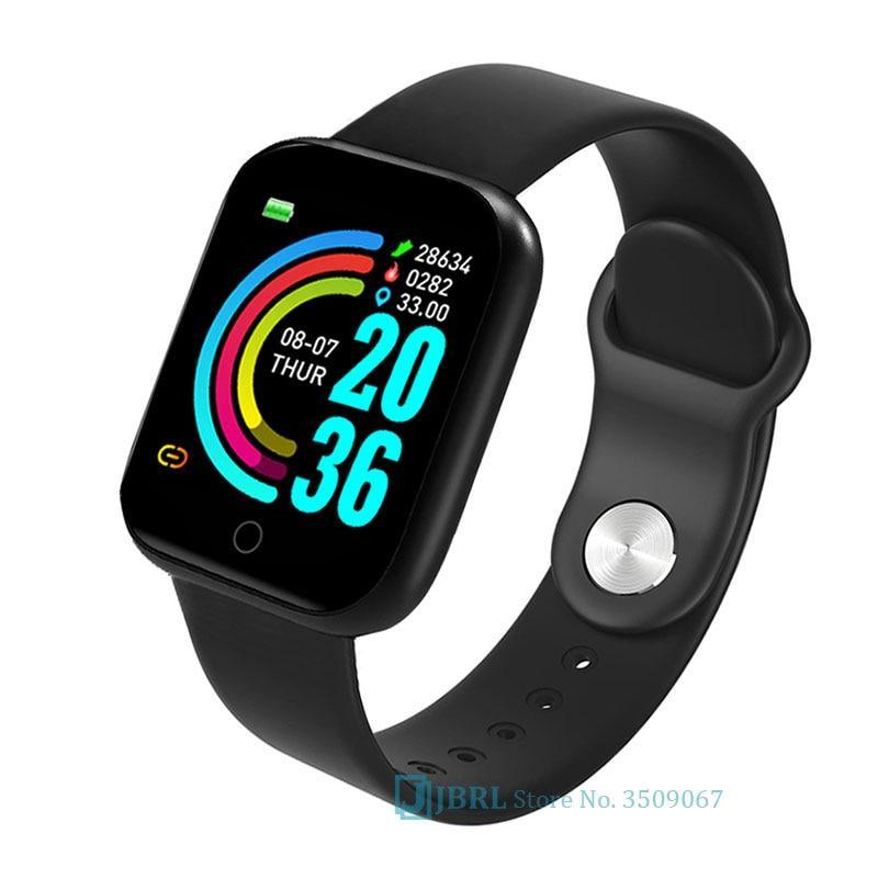 Luxury NEW Fashion Style Stainless Steel Smart Watch For Women and Men Electronics Sport Wrist Watch For Android IOS Square Smartwatch Smart - SJB-DIAMOND ELITES