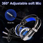 NEW Trend  Gaming Headset Gamer Ear Wired Headphones for Smartphone/PS4/PC/Xbox with Retractable Rotate Microphone and LED Light - SJB-DIAMOND ELITES