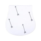 New Baby 100% Cotton Three Layers Waterproof Lightweight Natural Burp Curved Bibs For Baby Accessories