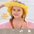 Modern Water Eyes Ears Shampoo Cap Wide Brim Hair Washing Baby Shower Infant Duck Shape Guard Hats For Kids