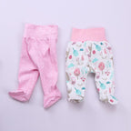 Baby Footed Pants Newborn Baby Boy Girl Leggings High Waist Infant Pants Sleeper Toddler Pajamas Baby Spring Autumn Trousers