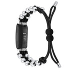 Fitbit Inspire 3, 2, 1, HR Braided Bead Band - Stylish Strap