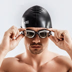 Men Swim Shorts Waterproof Goggles & Ear-plug Cap - SJB-DIAMOND ELITES