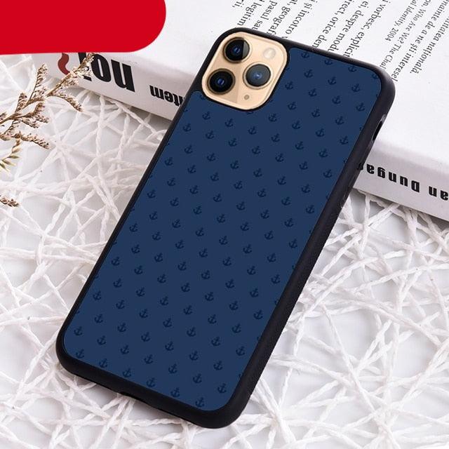 Blue Boat Anchor Printing Drawing Protection Phone Case For Iphone 14 Se 6 7 8 Plus Xr Xs 11 12 13 Pro Max Galaxy S21 22 Silicone Case Toy Story Protective Cover For Iphone Stevvex