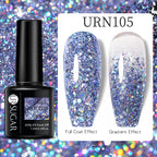 UR SUGAR 7.5ml Nude Glitter Color Gel Nail Polish Winter Warm Color Series Semi-permanent Varnish Professionals Manicure