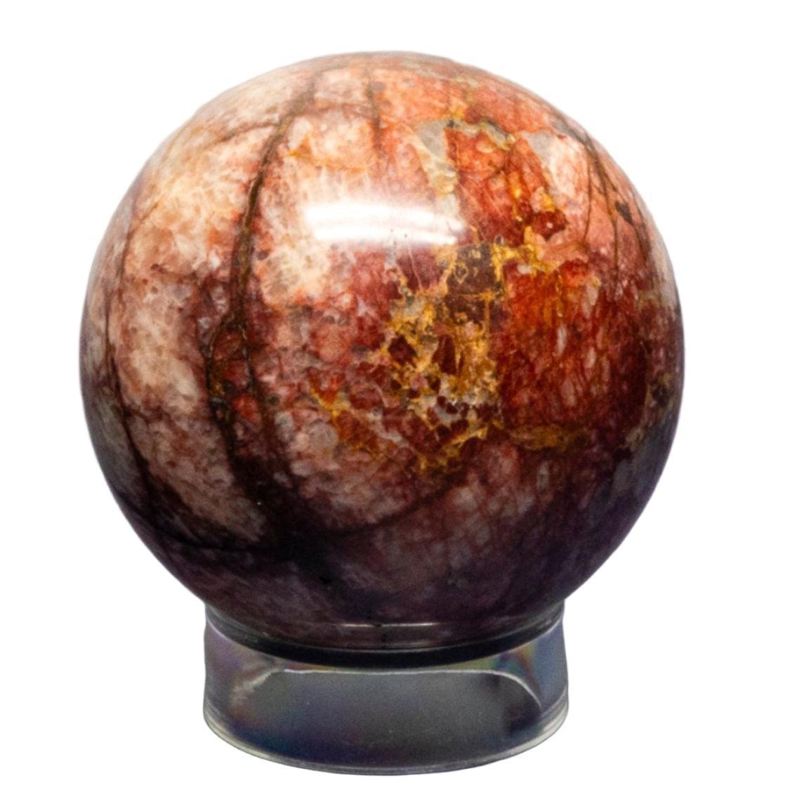 Hematoid "Fire" Quartz Spheres 52-54mm - SJB-DIAMOND ELITES