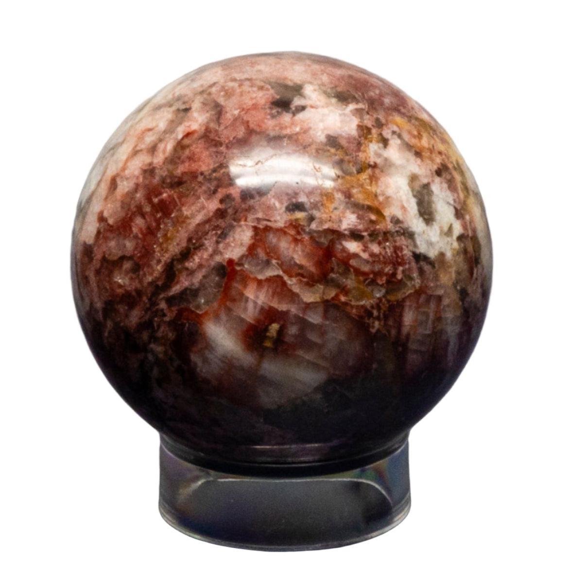 Hematoid "Fire" Quartz Spheres 52-54mm - SJB-DIAMOND ELITES