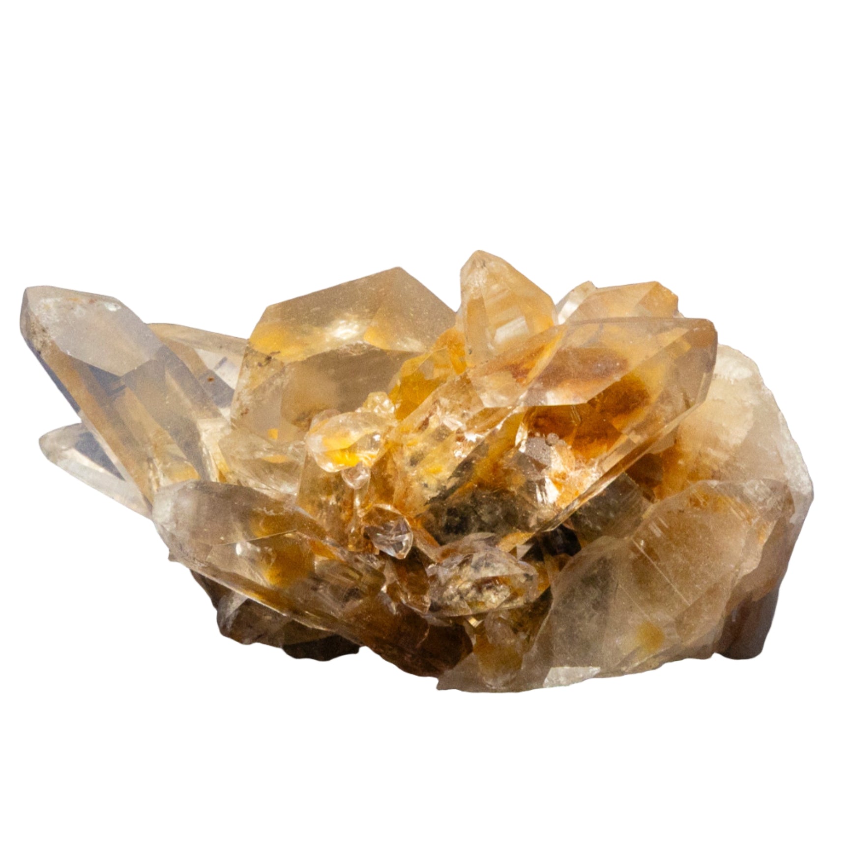 Hematoid Quartz Point Cluster - SJB-DIAMOND ELITES