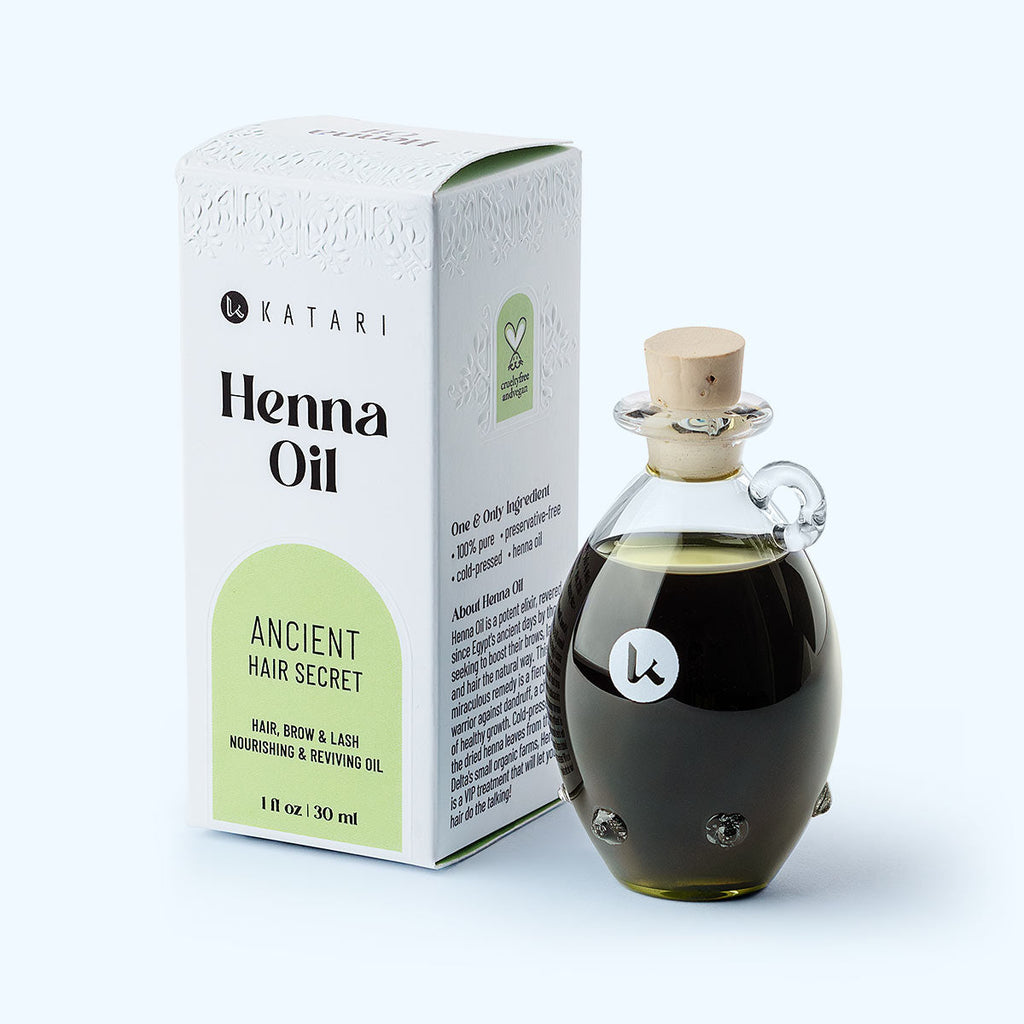 Henna Oil for Dry Hair & Scalp Katari Beauty