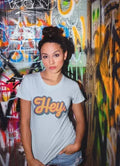 Hey Sky Blue  Women T-shirt - SJB-DIAMOND ELITES