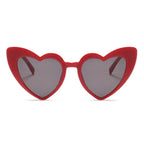 Elegant Retro  Love Heart Sunglasses Women Big Frame Personality Sunglasses Fashion Cute Retro Cat Eye Vintage Sunglasses  For Women and Girl - SJB-DIAMOND ELITES